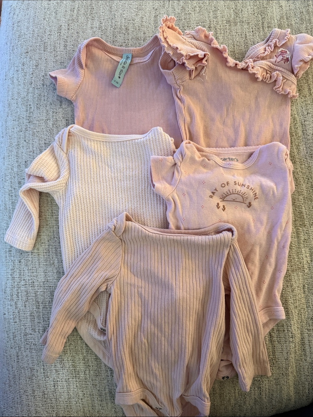 Pink Baby Girl Onesie Bundle